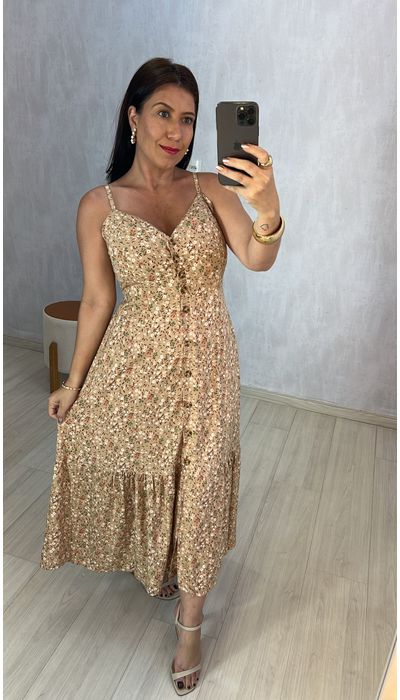 VESTIDO LUNA - NUDE - KARINA CINTRA