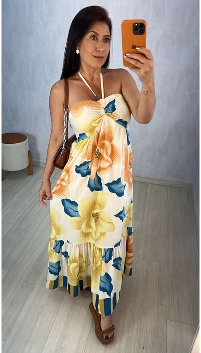 VESTIDO VIVI FLORAL - KARINA CINTRA