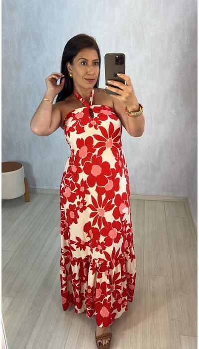 VESTIDO MOARA VERMEL... - KARINA CINTRA