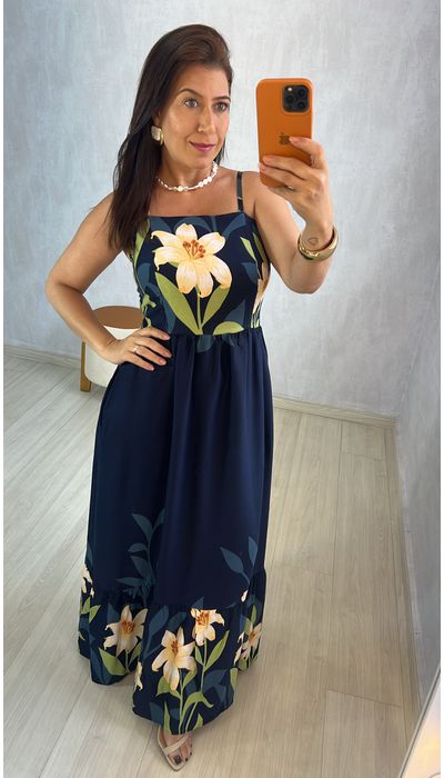 VESTIDO GABI AZUL MA... - KARINA CINTRA