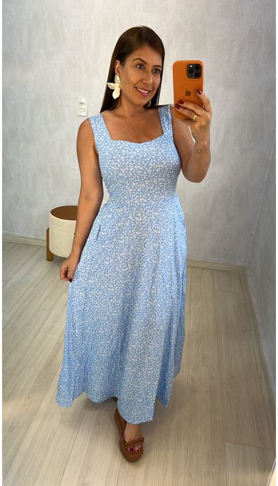 VESTIDO SOFIA - AZUL... - KARINA CINTRA
