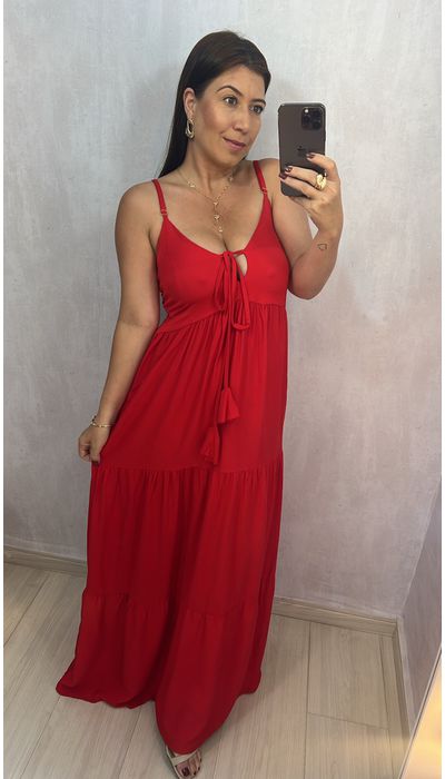 VESTIDO LARISSA VERMELHO