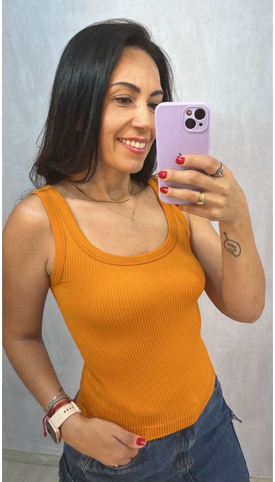 BLUSA MAJU CARAMELO - KARINA CINTRA