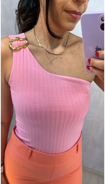 BLUSA CHARLOTE ROSA - KARINA CINTRA