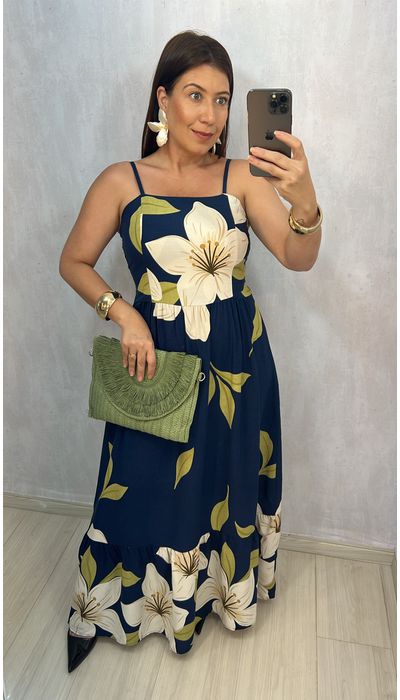 VESTIDO GABI AZUL MA... - KARINA CINTRA