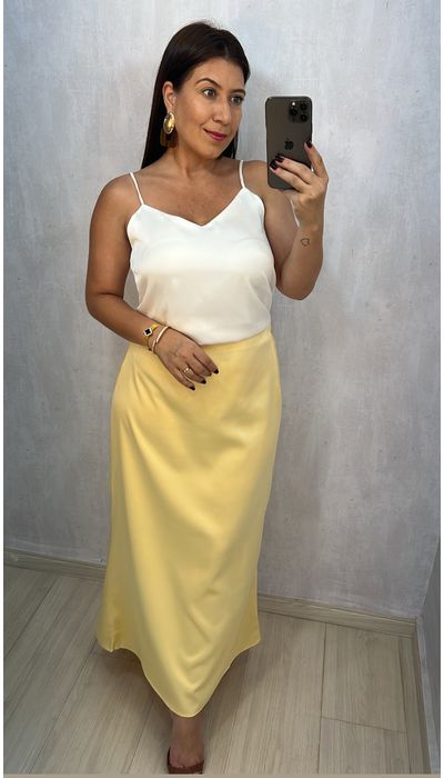 SAIA LUNA - AMARELO ... - KARINA CINTRA