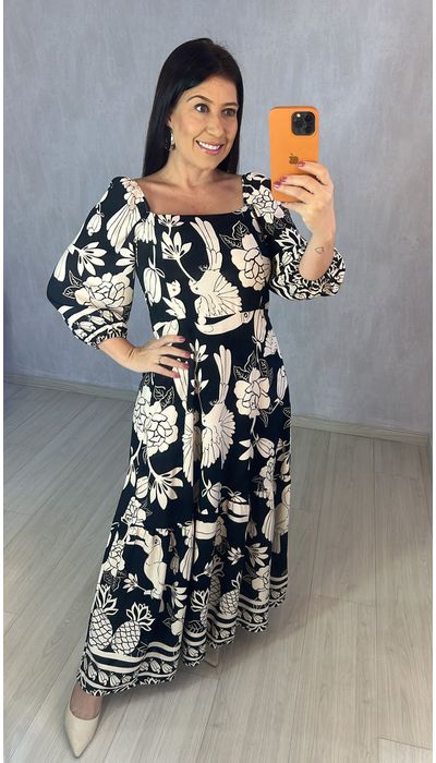 VESTIDO JANINE PRETO... - KARINA CINTRA