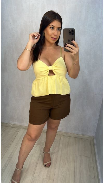 BLUSA DANI AMARELO M... - KARINA CINTRA