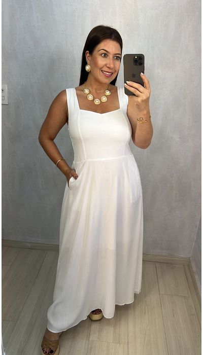 VESTIDO SOFIA - BRAN... - KARINA CINTRA