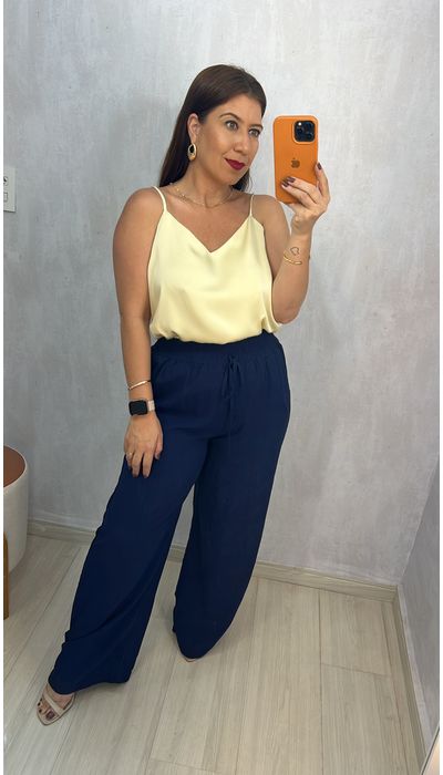 CALÇA CORA AZUL MARI... - KARINA CINTRA