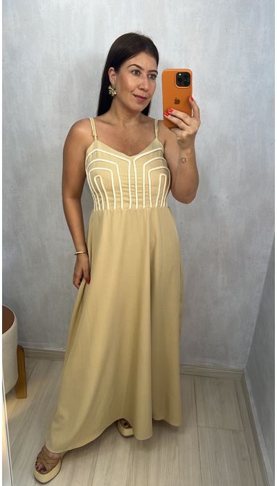 VESTIDO AVEIA - BORD... - KARINA CINTRA