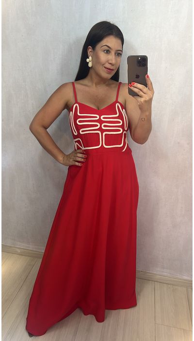 VESTIDO VERMELHO - B... - KARINA CINTRA