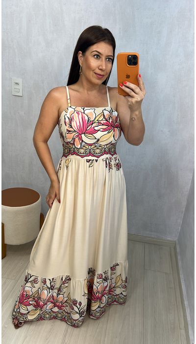 VESTIDO GABI - AVEIA... - KARINA CINTRA