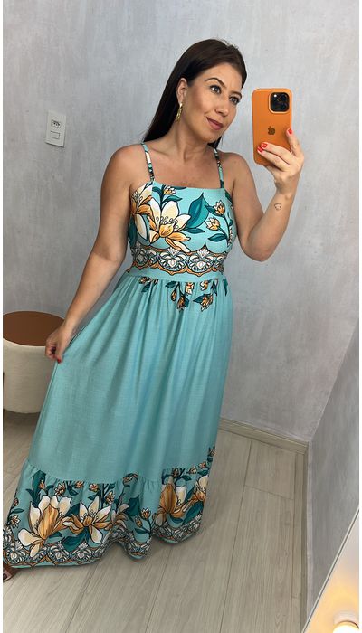 VESTIDO GABI - AZUL ... - KARINA CINTRA