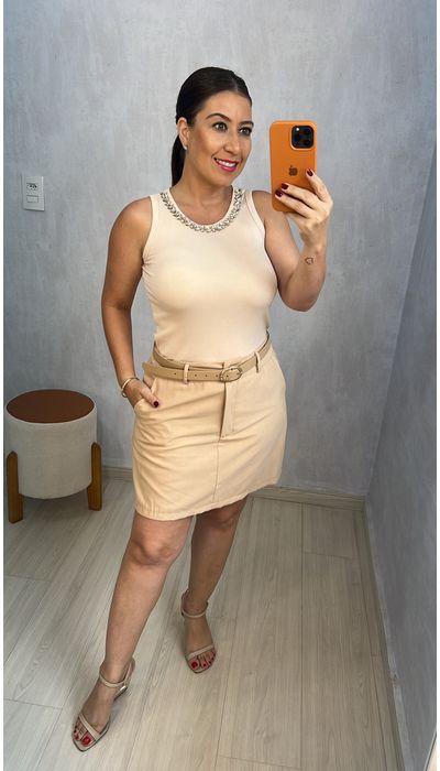 BLUSA REGATA COM PED... - KARINA CINTRA