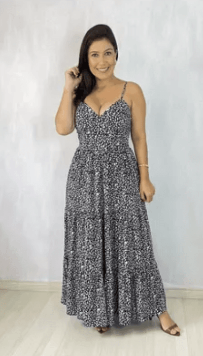VESTIDO LETICIA - AZ... - KARINA CINTRA