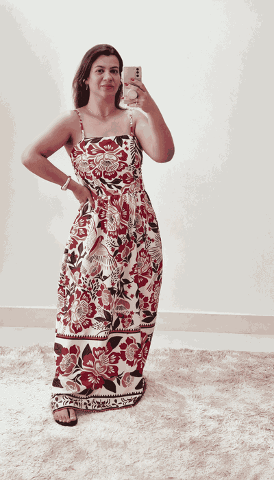 Vestido Farm Longo 