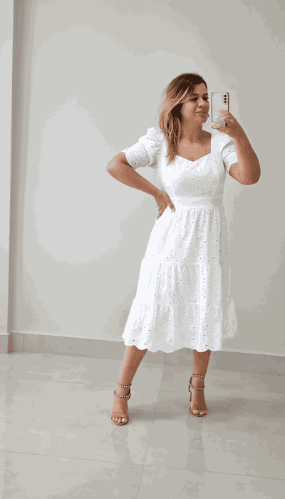 Vestido Laise Branco