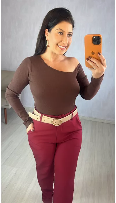 BLUSA MANGA LONGA OM... - KARINA CINTRA