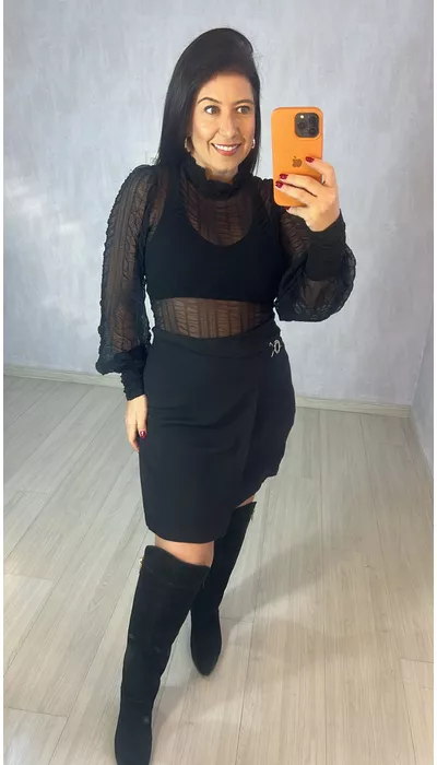 BLUSA FEMININA EM TU... - KARINA CINTRA