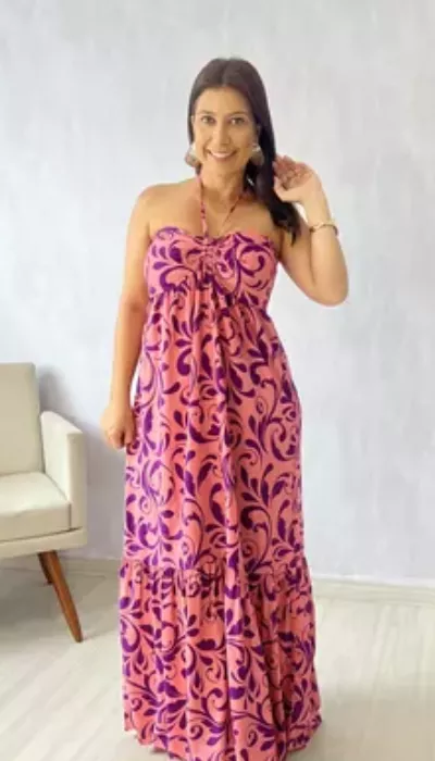 VESTIDO VIVI - ROSA ... - KARINA CINTRA
