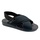 Sandália em Lycra Super Comfort para Esporão e Fascite - Preto
