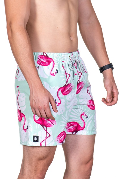 short casal flamingo