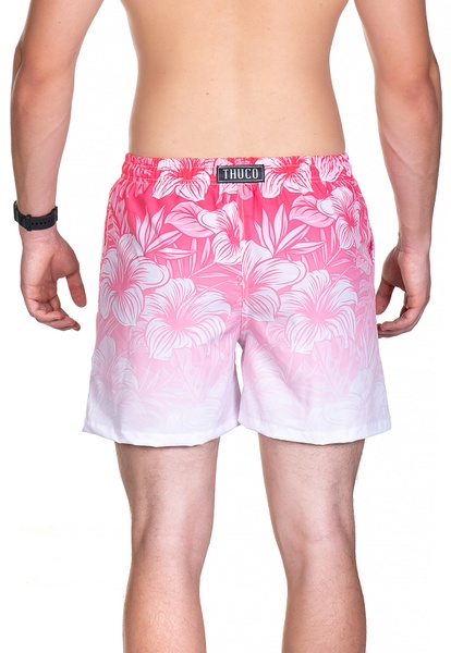 shorts de praia masculino rosa