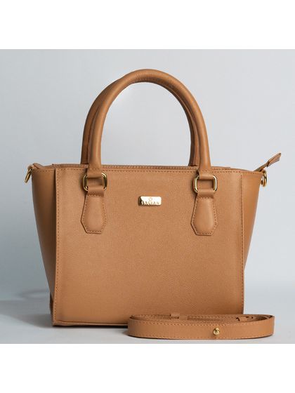 Bolsa Tote Mel Couro Alça Removível - SAGIAN