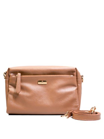 Bolsa Tiracolo Caramelo Couro - SAGIAN