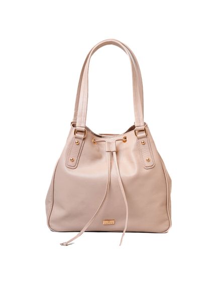 Bolsa Tote Bege Couro - SAGIAN