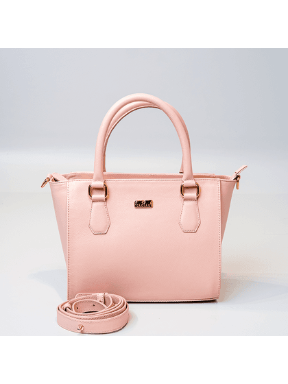 Bolsa Tote Bege Couro Alça Removível - SAGIAN