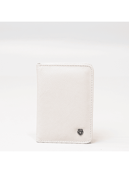 Carteira Feminina Off White Couro - SAGIAN