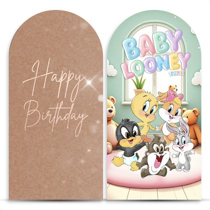 Capa Painel Romano Veste fácil Tema Baby Looney Tunes 4164