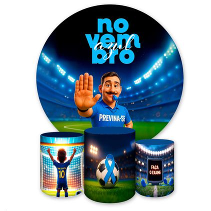 Kit Completo Tema Novembro Azul 4251