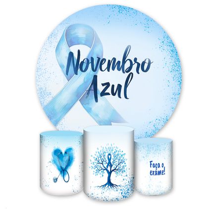 Kit Completo Tema Novembro Azul 4252