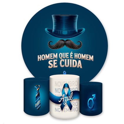 Kit Completo Tema Novembro Azul 4253