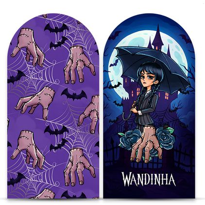  Painel Romano Tema Wandinha 7096