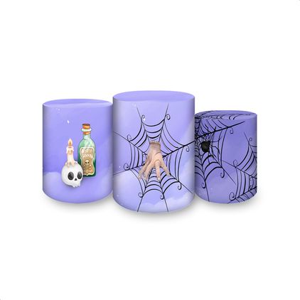 Trio Capas Cilindros Tema Wandinha 7098