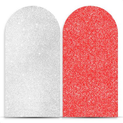 Capa Painel Romano Sublimado Tema Glitter 84