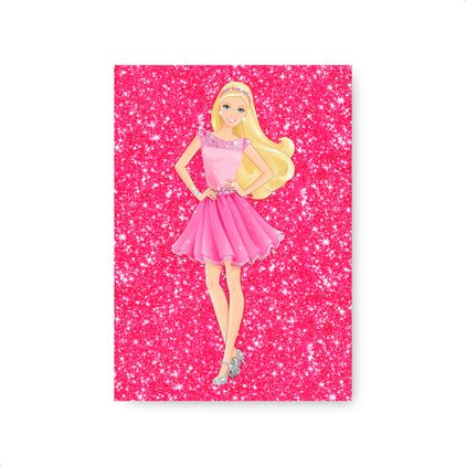 Capa Painel Retangular Sublimado Tema Barbie 603