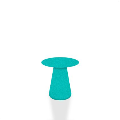 Capa para Mesa Cone Sublimada Cor Verde Água Com Glitter 54