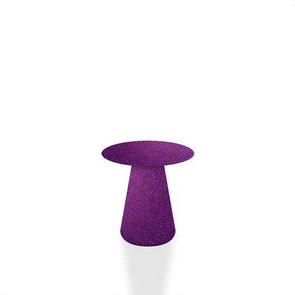 Capa para Mesa Cone Sublimada Cor Roxo Com Glitter 55