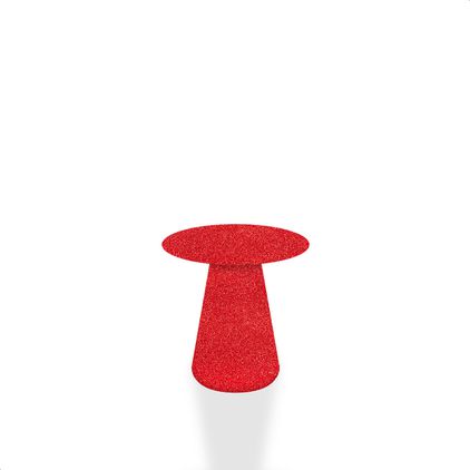 Capa para Mesa Cone Sublimada Cor Vermelho Com Glitter 58
