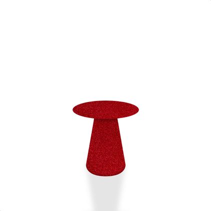 Capa para Mesa Cone Sublimada Cor Vermelho Com Glitter 59