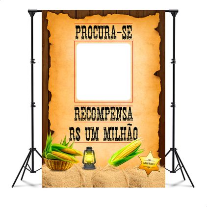 Capa Painel Interativo Para Fotos Vazado Tema Festa Junina 68