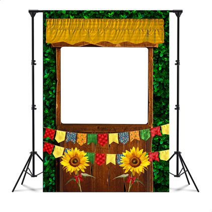 Capa Painel Interativo Para Fotos Vazado Tema Festa Junina 78