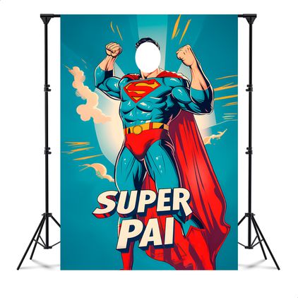 Capa Painel Interativo Para Fotos Vazado Tema Dia dos Pais 82