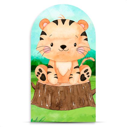 Capa Painel Romano Sublimado Tema Safari 2507