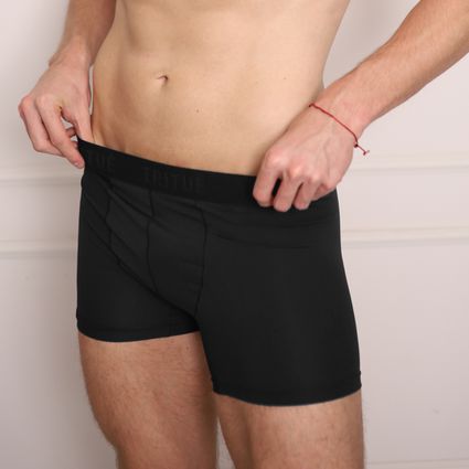 Cueca Boxer Preta Microfibra - TRITUÊ
